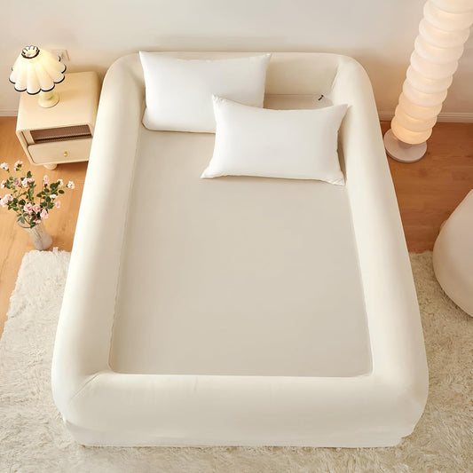  Sherpa Fleece Bordered Bed Sheet  