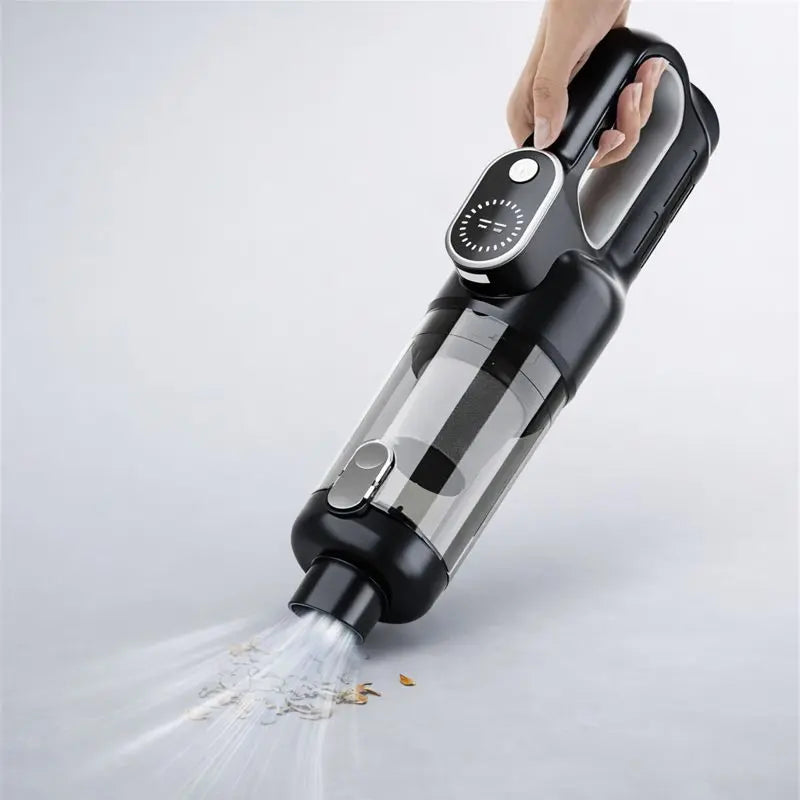 Cordless Handheld Vacuum Cleaner - 2-In-1 Strong High Power Suction & Air Blower, USB-C Fast Charging Portable Car Accessory for Car Upholstery, Keyboards & Desks Cleaning